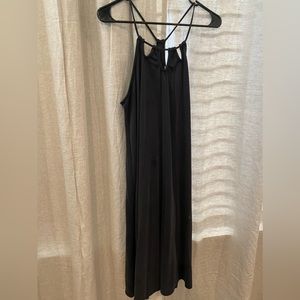 Black Urban Outfitters maxi dress with key hole neckline cut out detail. Small